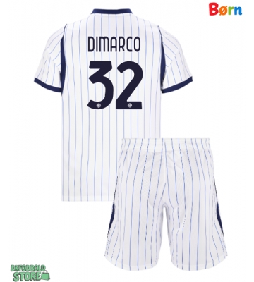 Inter Milan Federico Dimarco #32 Replika Babytøj Udebanesæt Børn 2026-27 Kortærmet (+ Korte bukser)